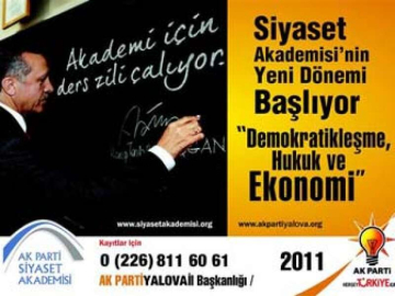 "Siyaset Akademisi 2011"Başlıyor