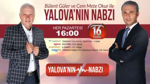 Yalova Gündemini Kanal 16'da Tartışıyorlar