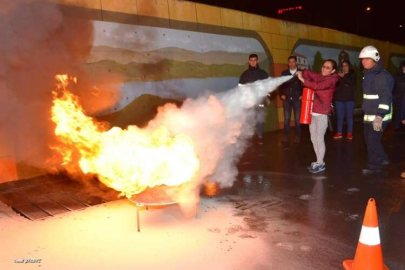 Mag Adaylarına Yangın Eğitimi