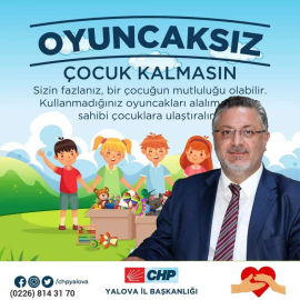 CHP’den Oyuncak Kampanyası