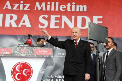 Bahçeli’ye Yalova’da Coşkulu Karşılama