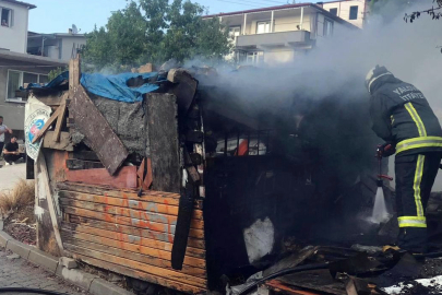 Seyrantepe Mahallesi'nde Baraka Yangını Paniğe Neden Oldu