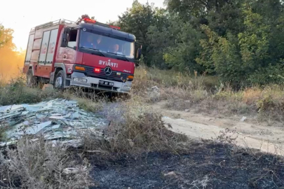 Toki Konutları Yakınında Çıkan Yangın Korkuttu