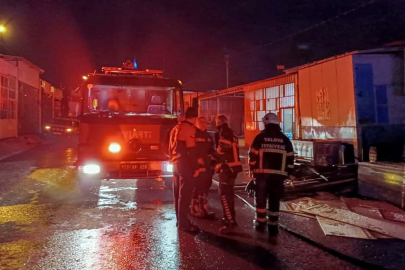 Kirazlı Sanayi Sitesi'nde Yangin Paniği